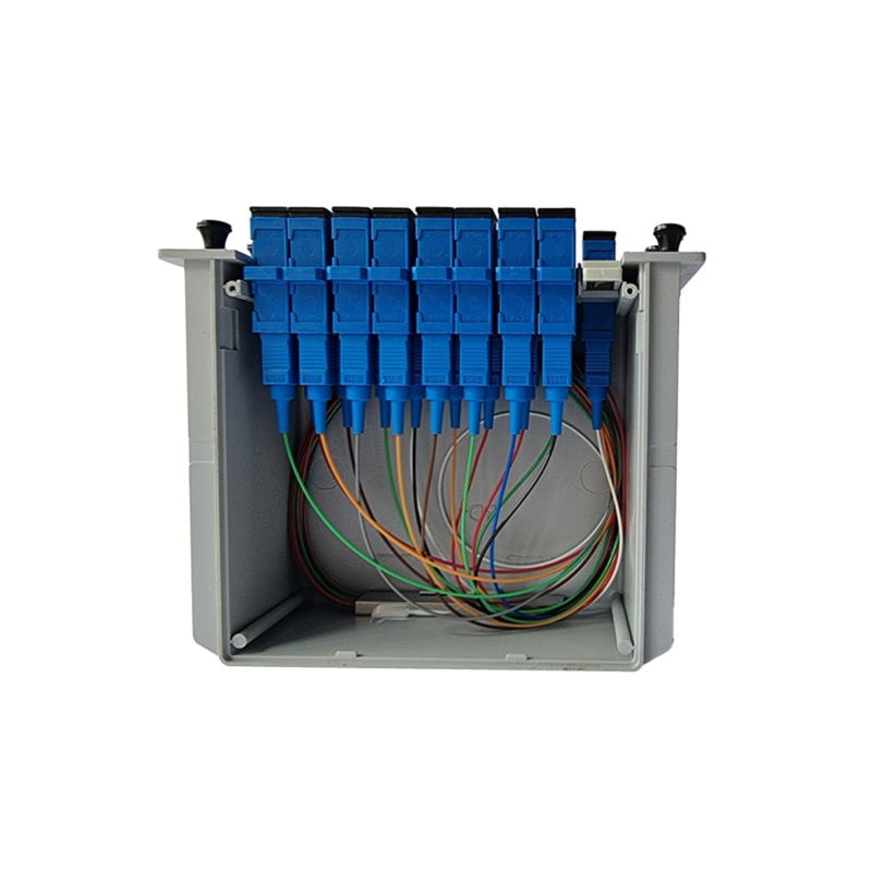 16-Port Optical Fiber Splitter Cassette Box